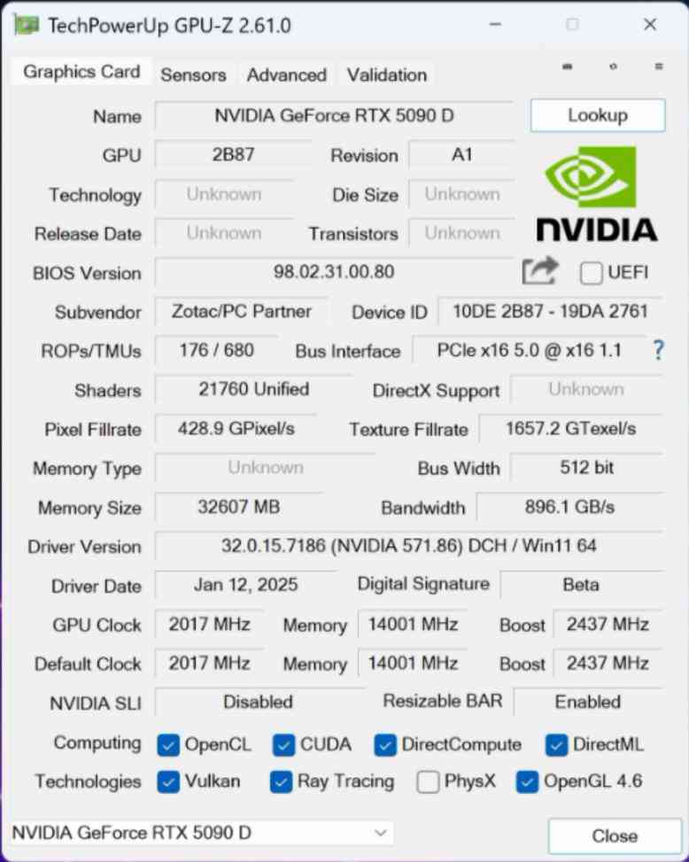 索泰RTX 5090 D 32GB SOLID OC显卡深度评测：旗舰性能新标杆